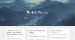Desktop Screenshot of davidlwatson.org