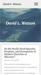 Mobile Screenshot of davidlwatson.org